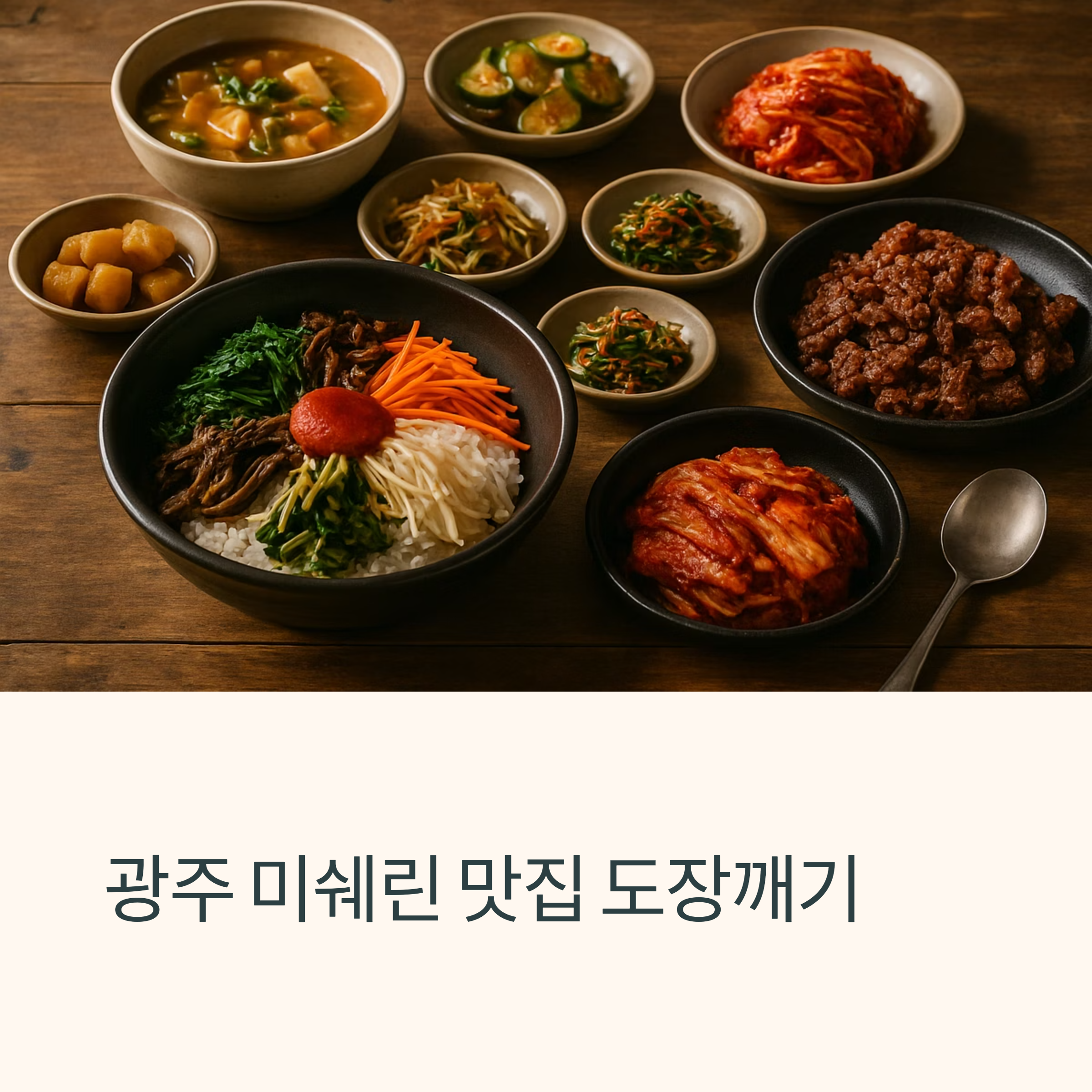 광주 미쉐린 맛집 도장깨기