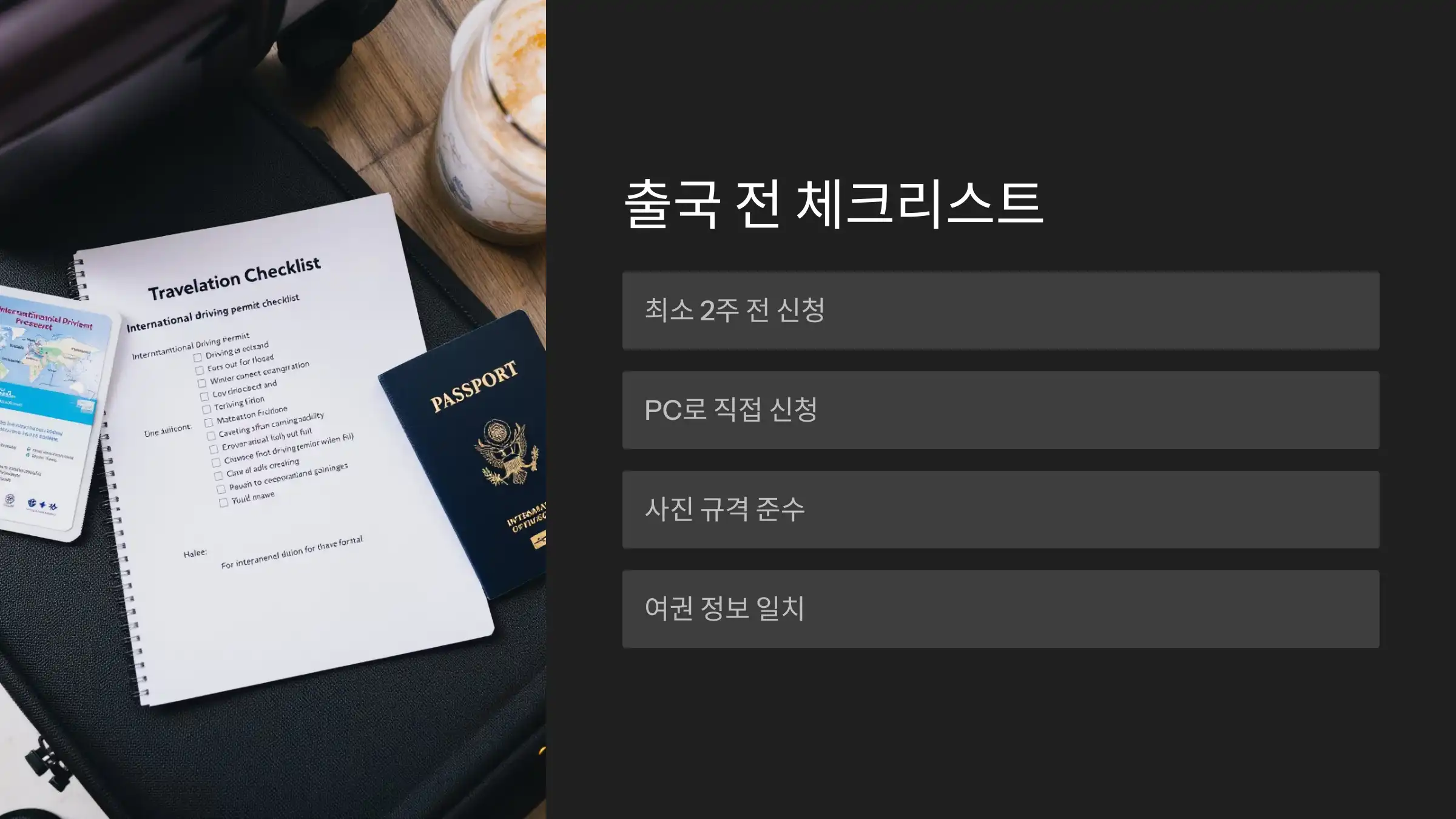 출국 전 온라인으로 빠르게 준비하세요