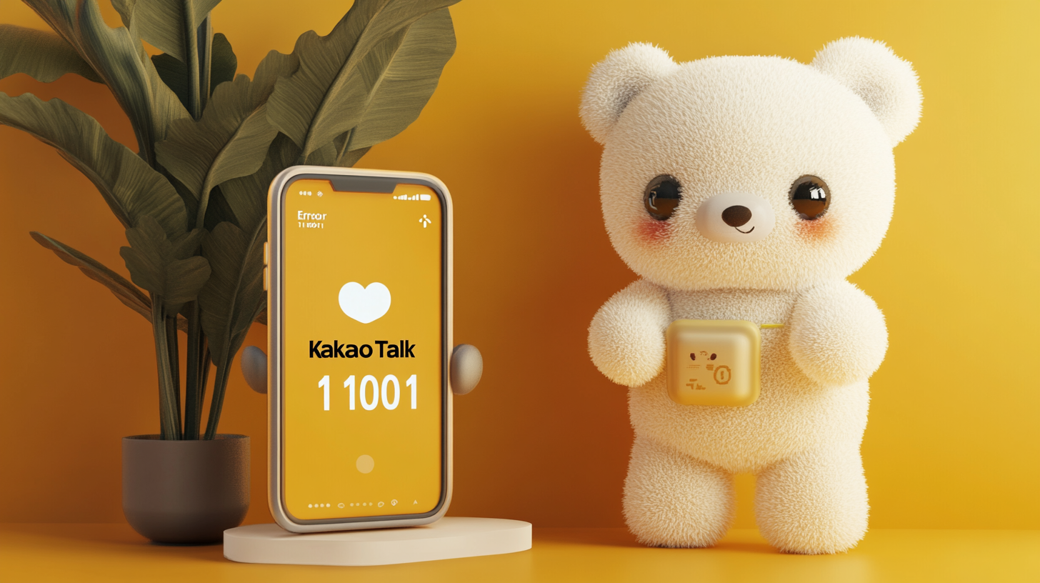 카카오톡 오류코드 11001 해결방법1