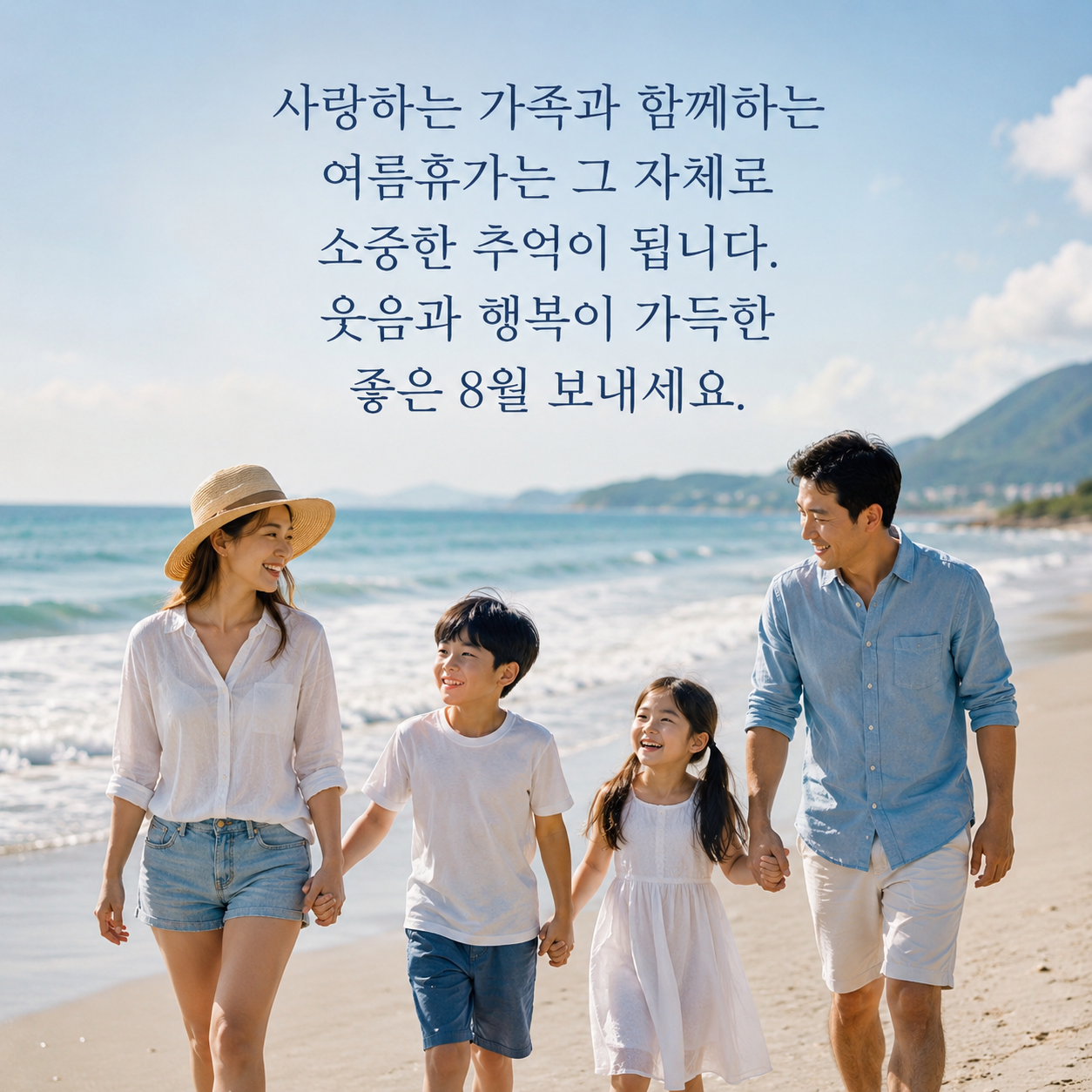 8월 인사말 문구 이미지 모음집