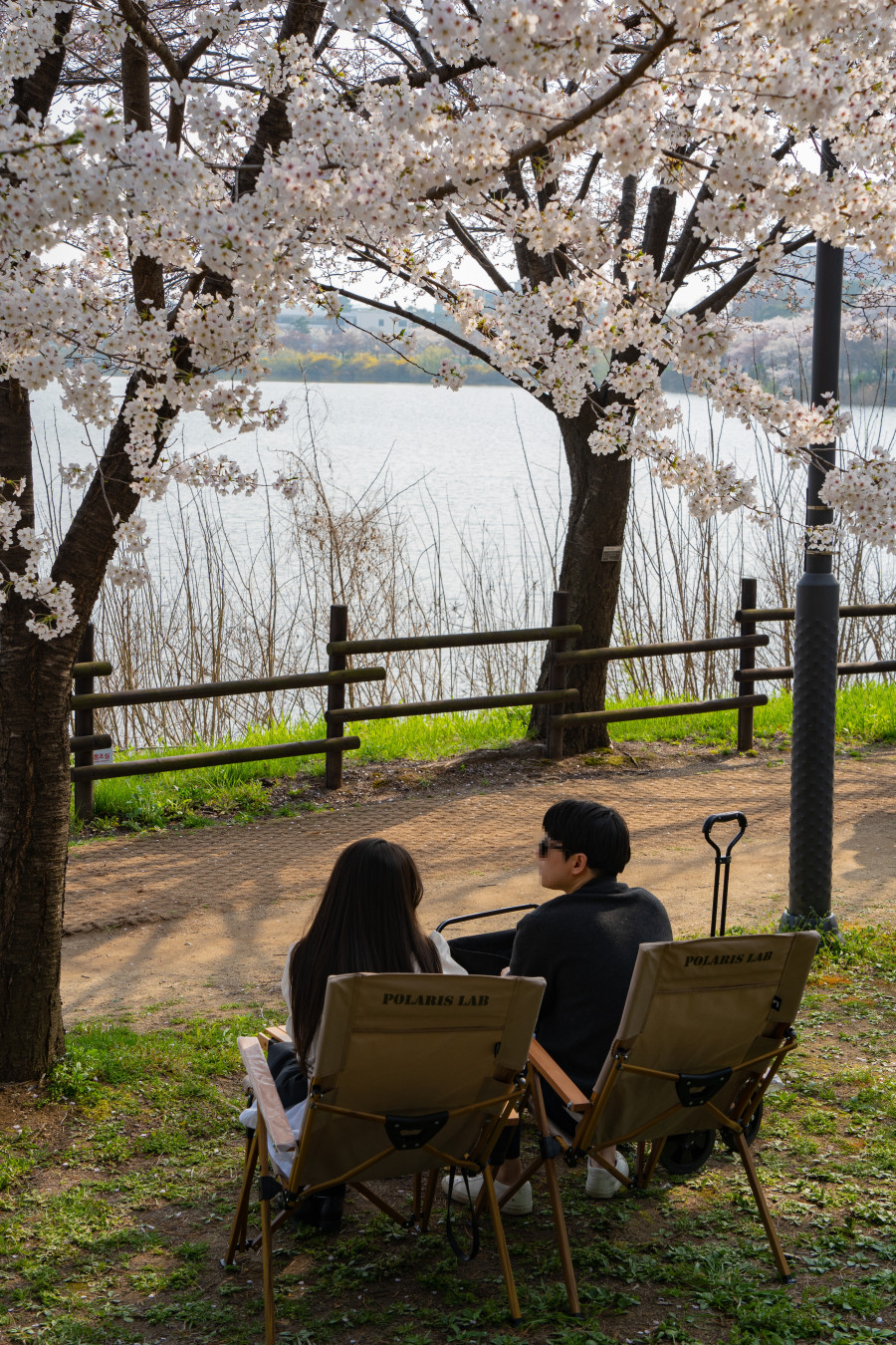수원 서호공원 캠핑 의자