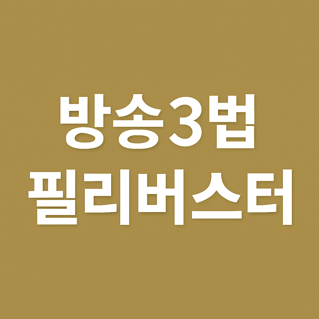 방송 3법 본회의에서 필리버스터 돌입