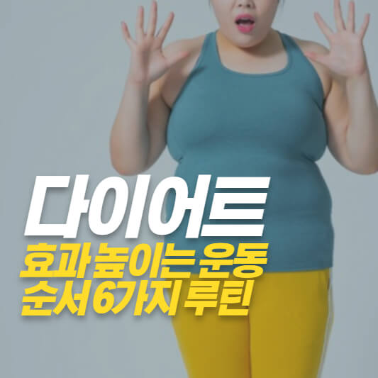 다이어트 효과 높이는 운동순서 6가지 루틴