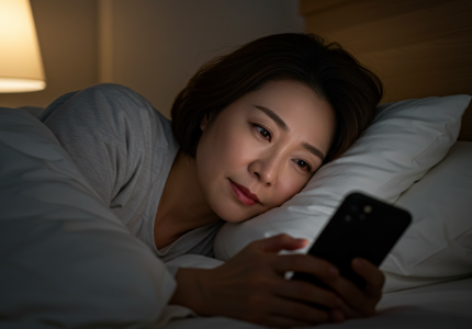 잠자기 전 스마트폰