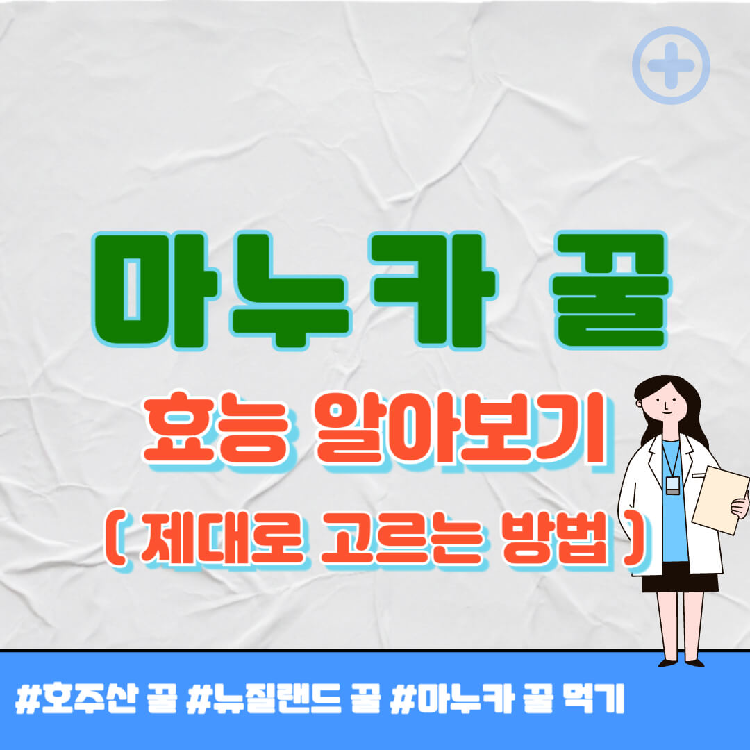 마누카 꿀 효능 썸네일
