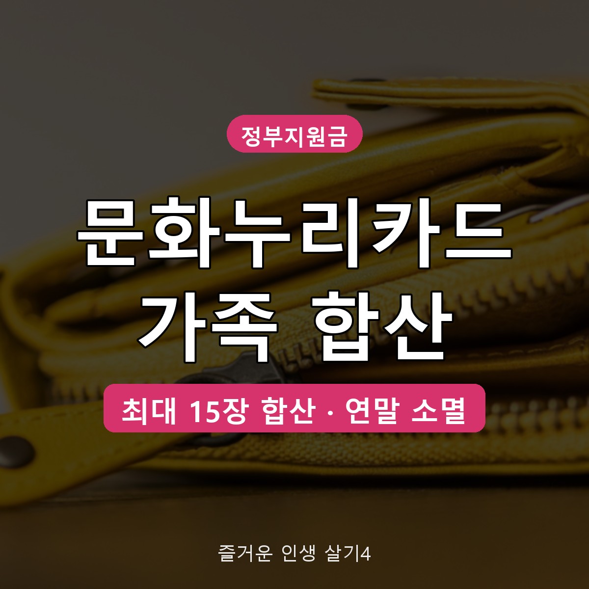 문화누리카드 가족 합산 방법, 세대별 잔액 한 장으로 모으는 법과 조건