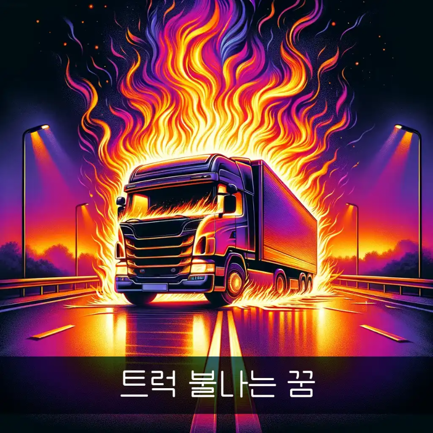 트럭이 불나는 꿈
