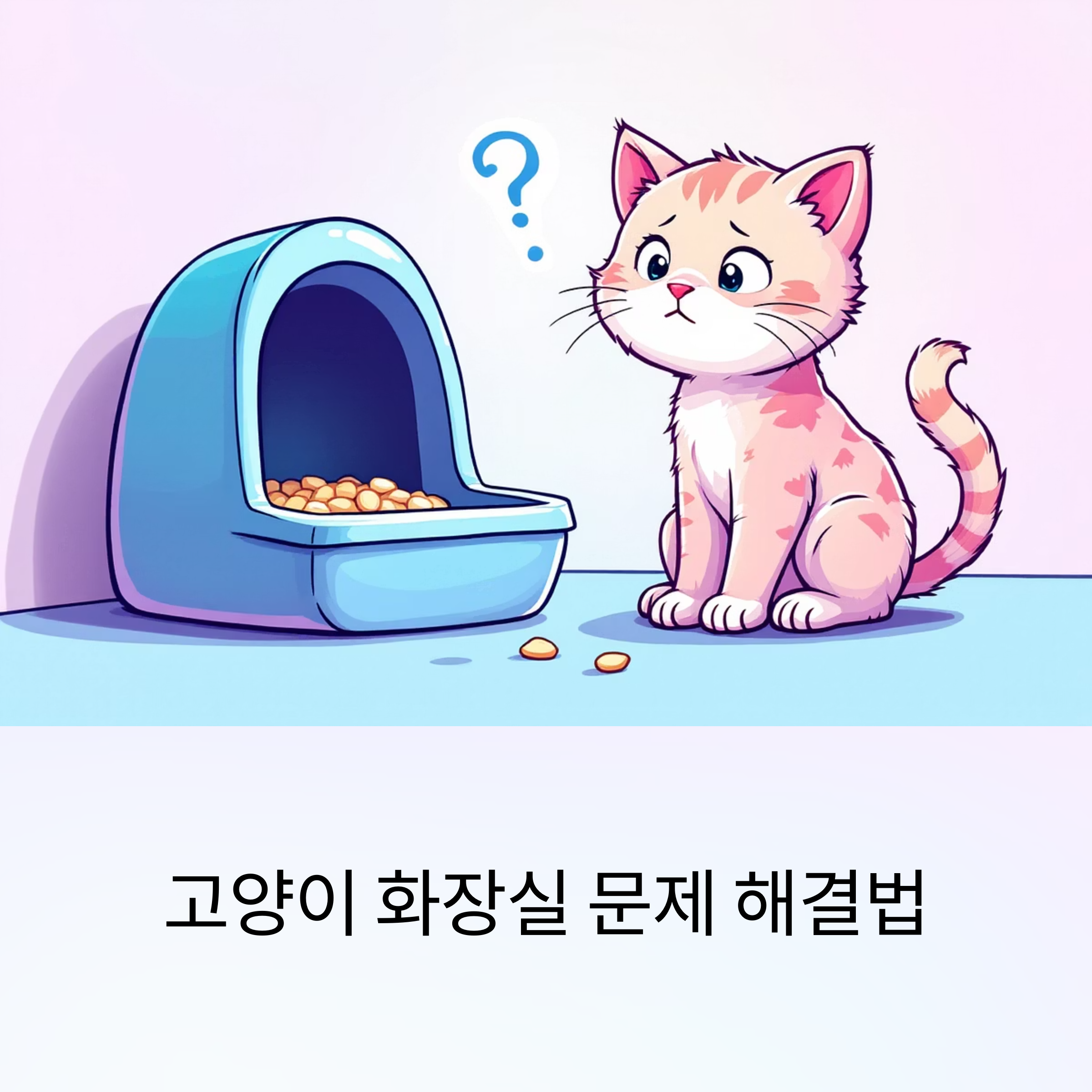 고양이 화장실 문제 해결법