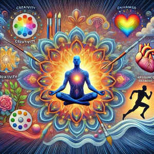 이 이미지는 트랜스상태의 다양한 이점과 활용을 상징적으로 표현하고 있습니다.