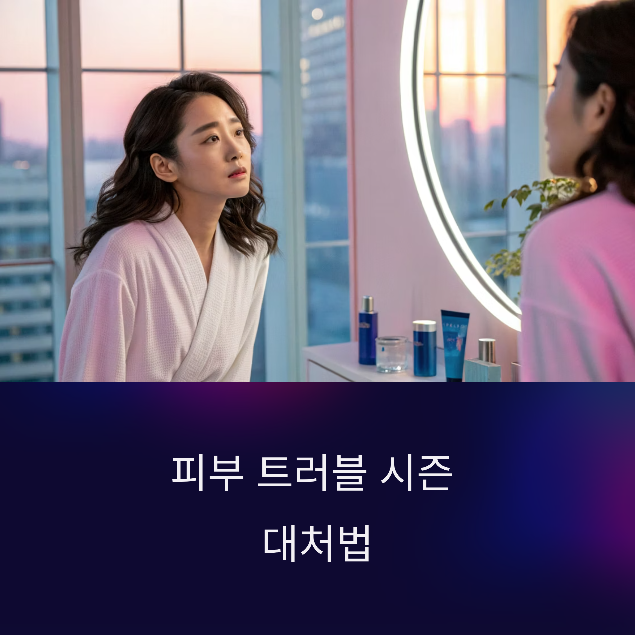 피부 트러블 시즌 대처법: 자극 없이 지키는 건강한 피부 루틴