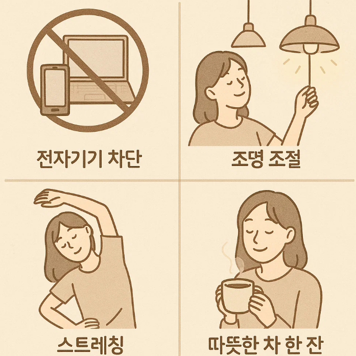 불면증 완화를 위한 저녁 루틴: 깊은 수면을 부르는 5가지 습관