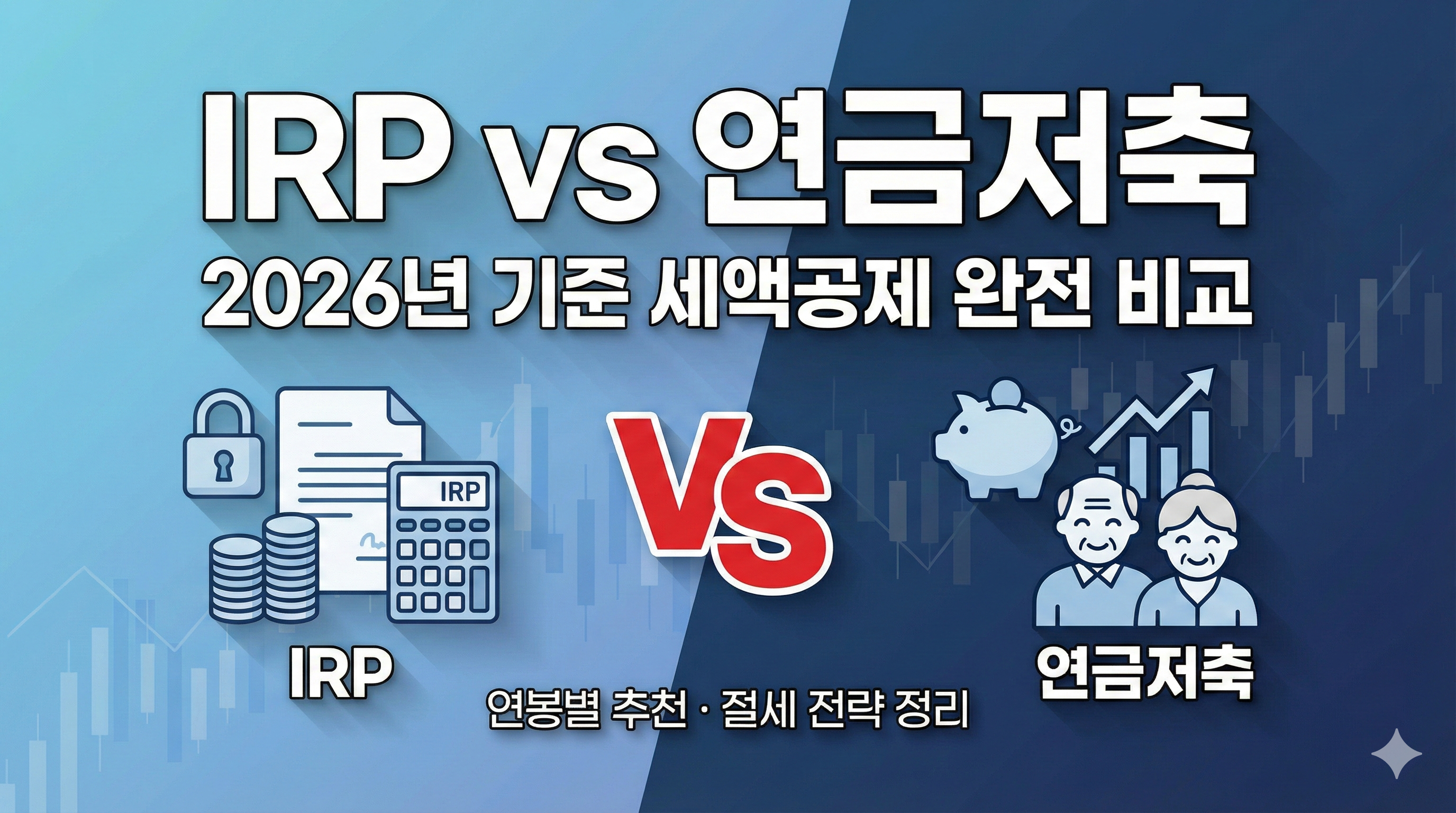 IRP 연금저축 뭐가 더 좋을까 2026년 기준 세액공제 완전 정리 썸네일