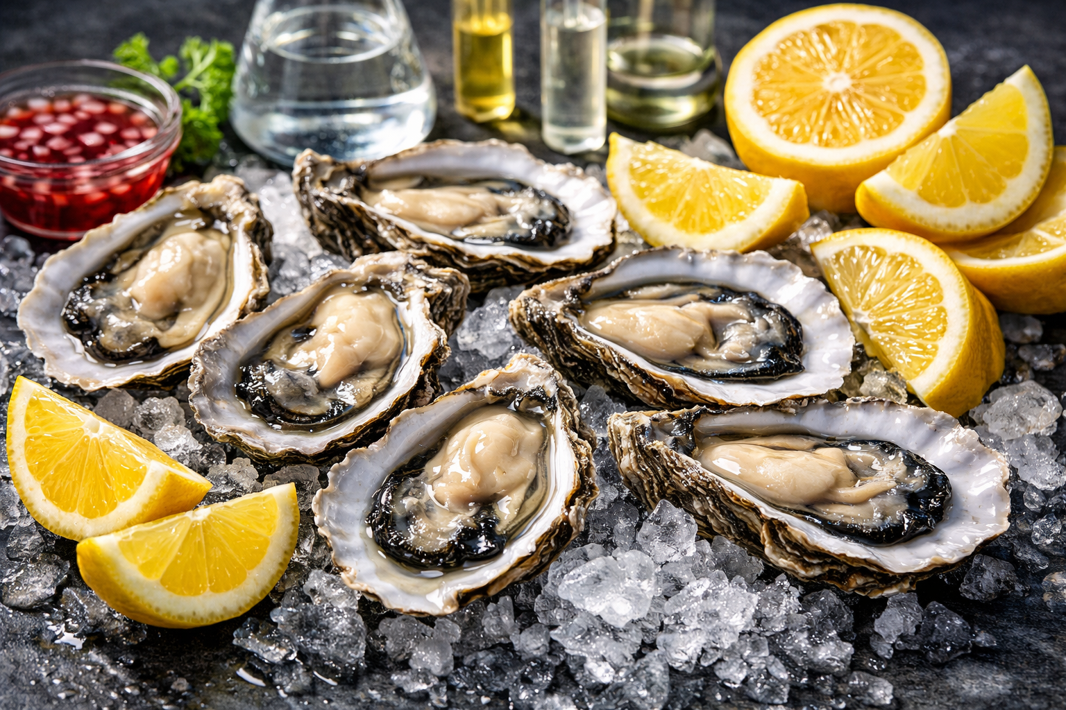 굴과 레몬의 찰떡궁합
