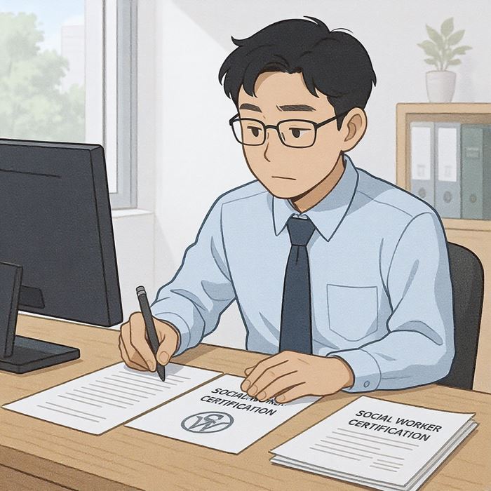 사회복지사 자격증 취득방법 신청 비용 재발급까지 이미지