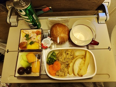 아시아나기내식닭고기감자