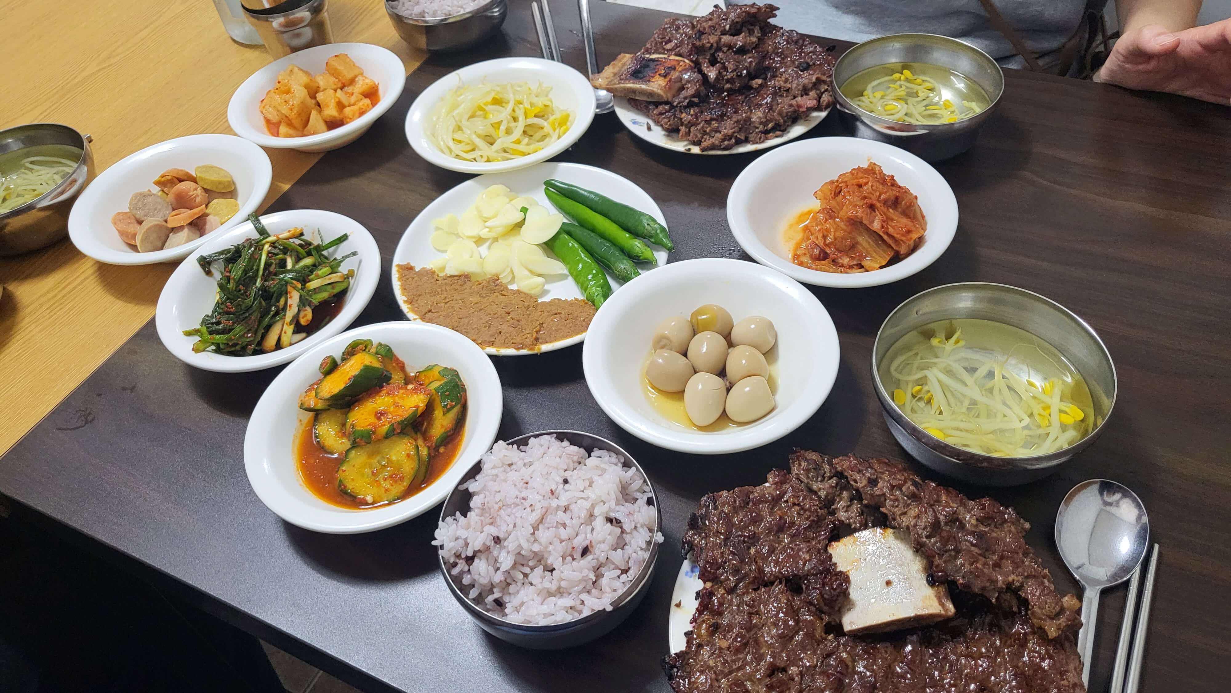 전라도떡갈비맛집 성식당 식사