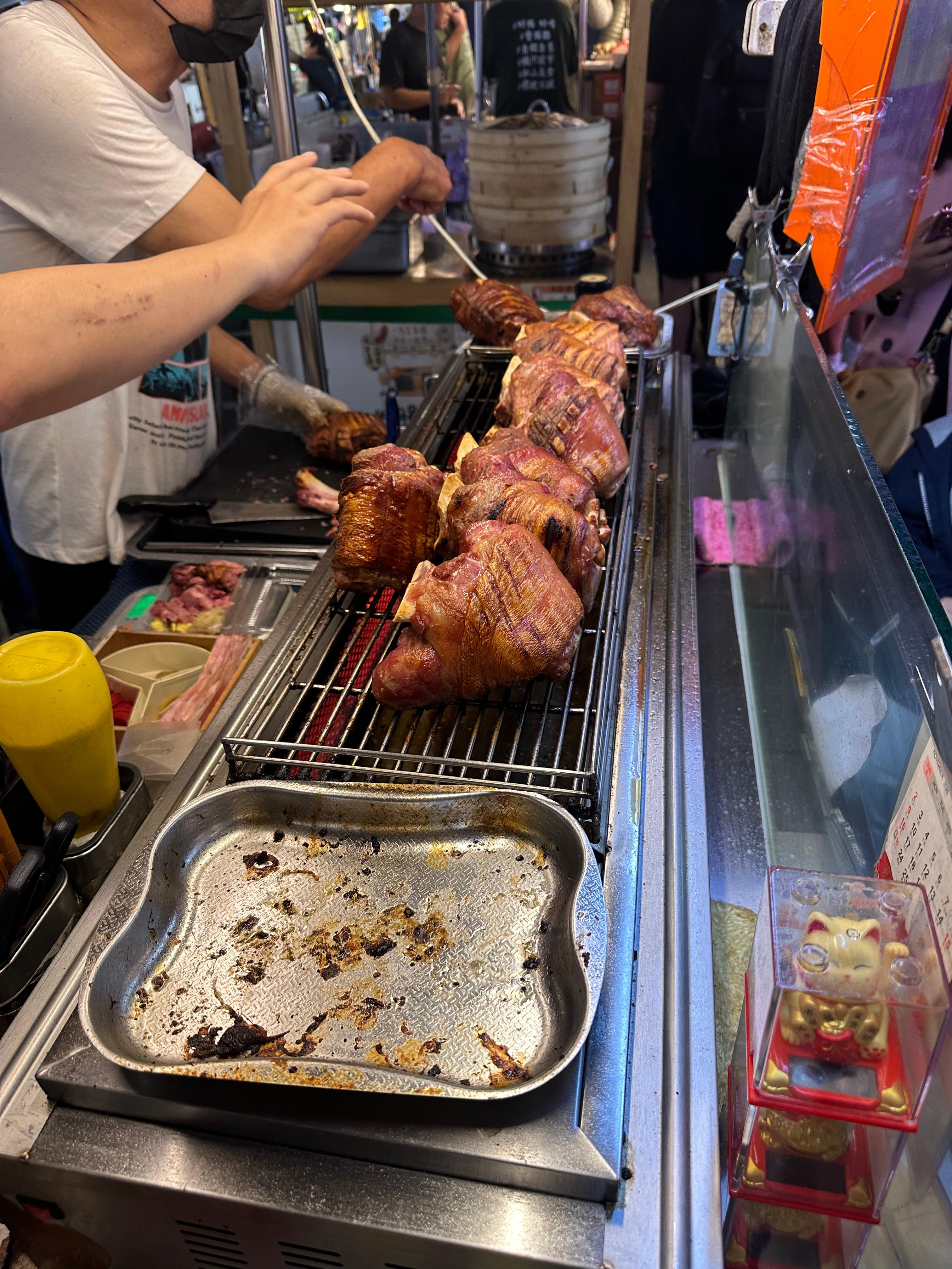 라오허제 야시장 먹거리 사진