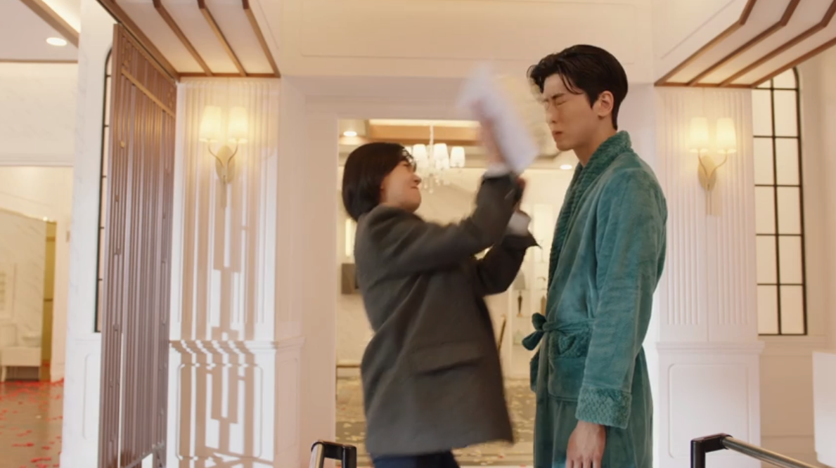 연두에게 뺨맞는 준하