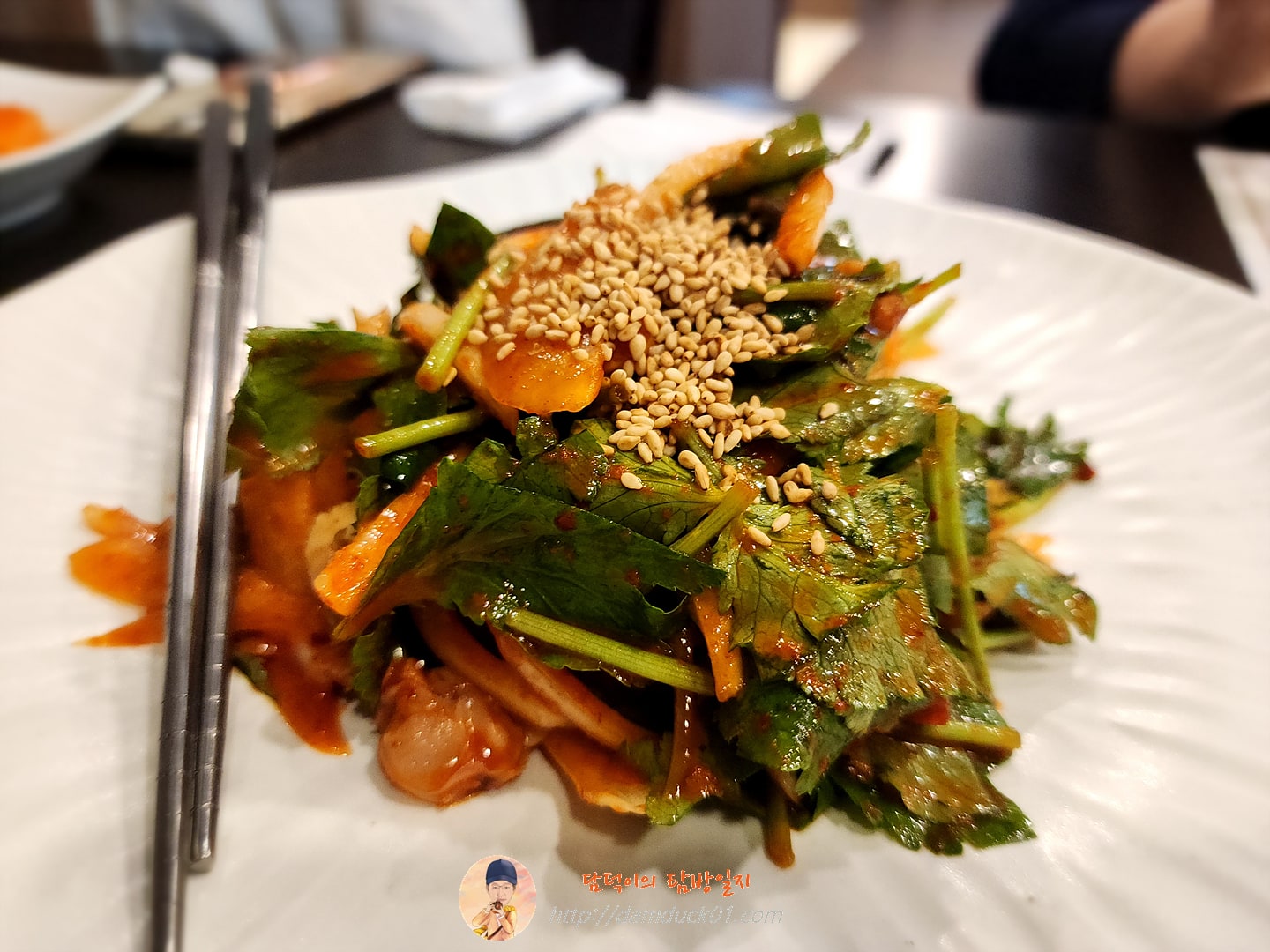 백합초무침