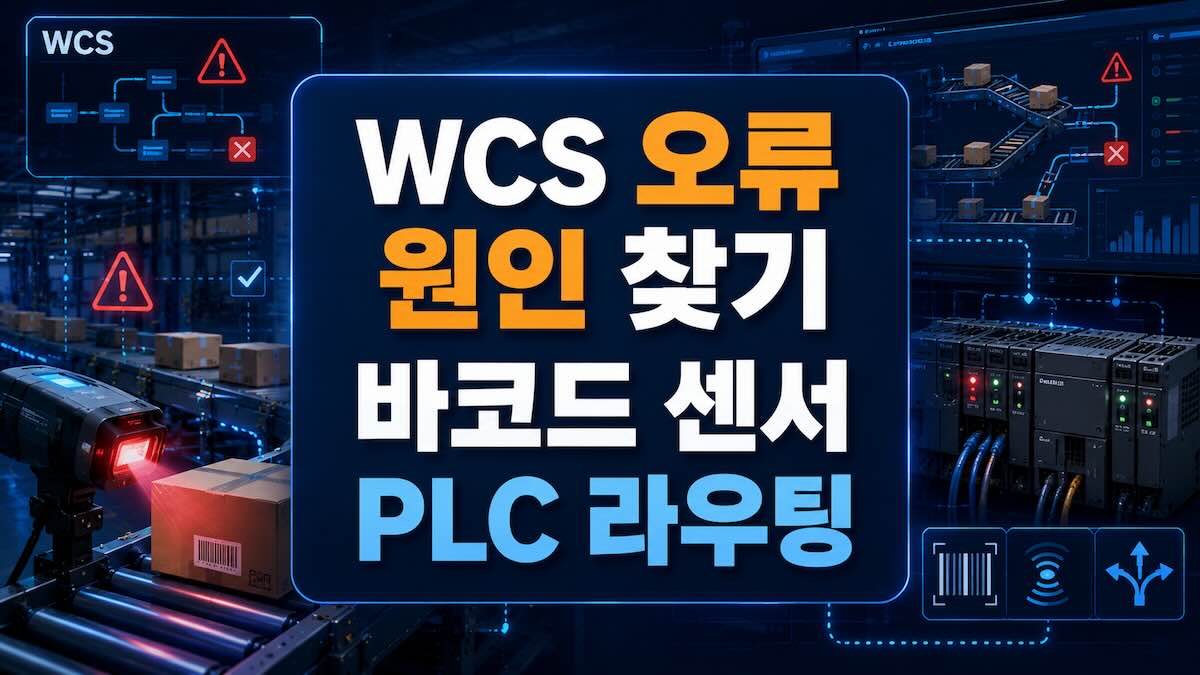 물류센터 WCS 오류 원인 찾기와 바코드 센서 PLC 라우팅 문제 구분 기준