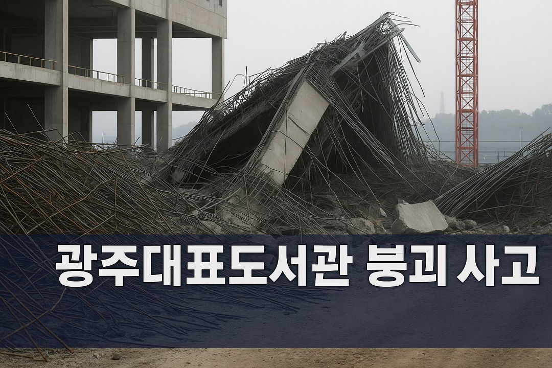 광주대표도서관 공사장 붕괴사고