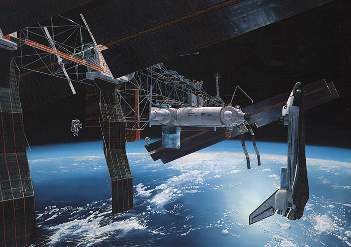 소련 해체 후 백지화된 프리덤 우주정거장