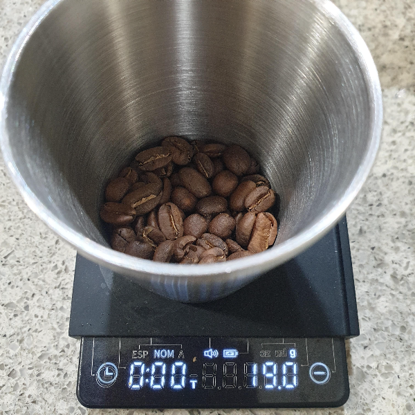 스티밍 아이스 아메리카노: 대만 프로젝트 킵(Project Keep) 카페 레시피_원두 준비