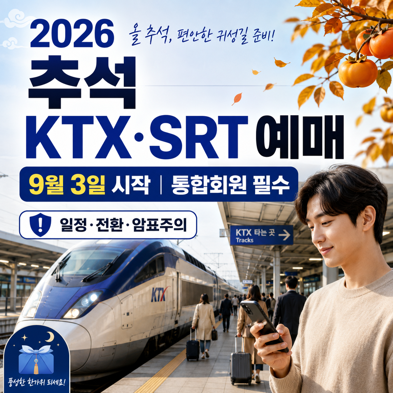 2026 추석 KTX 예매 막바지｜수서&middot;경부선 일정부터 결제&middot;취소표까지 총정리