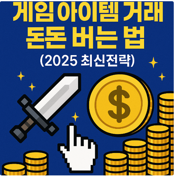 게임 아이템 거래로 돈 버는 법 (2025 최신전략)