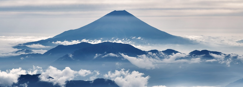 일본 후지산 사진