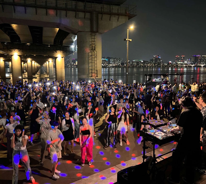2025 잠수교 뚜벅뚜벅 축제 피크닉 힐링존, 무소음 DJ파티 사전 예약하기 방법 안내