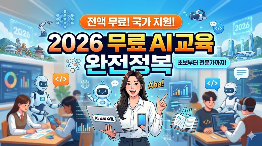 2026 무료 AI 교육, 지금 신청 안 하면 후회합니다