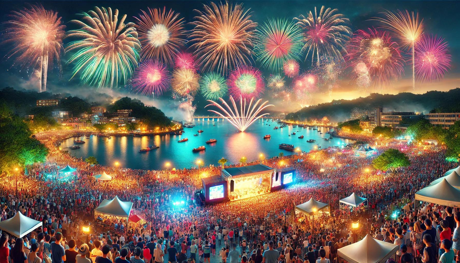 불꽃축제 관람석