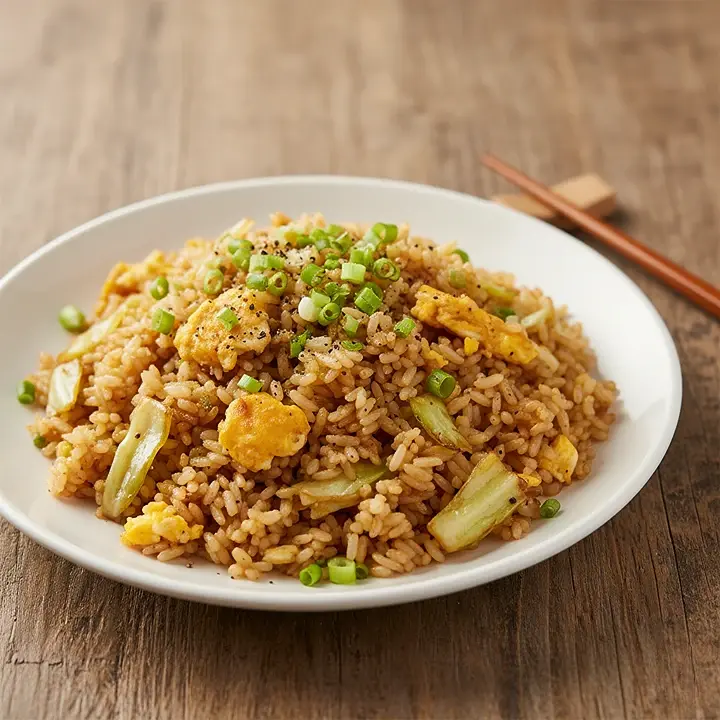 양배추달걀볶음밥 - 간장으로 간한 고슬고슬한 볶음밥 한 그릇