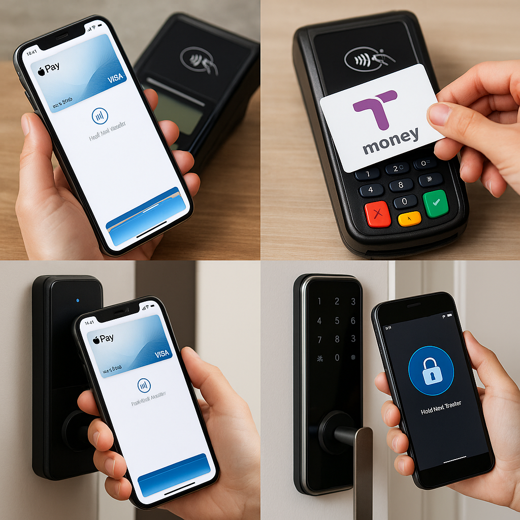 애플페이와 티머니, 도어락까지 함께 활용