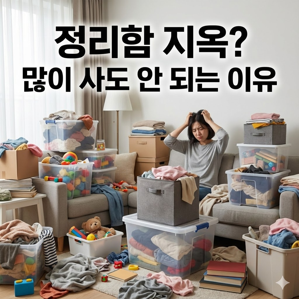 정리함을 많이 써도 집이 어질러지는 이유