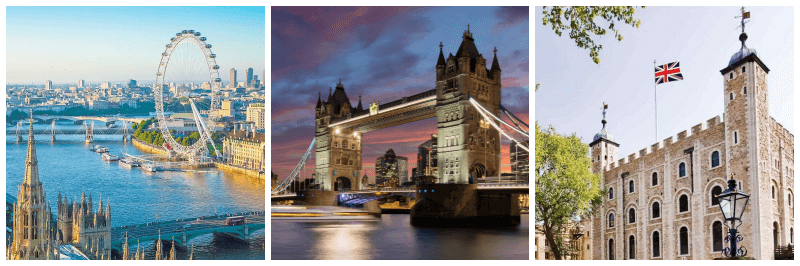 런던 전경, 타워 브릿지, 런던탑 사진