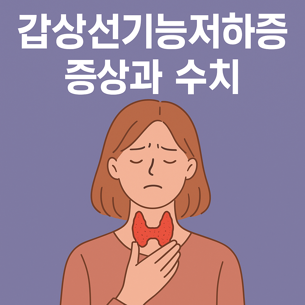 갑상선기능저하증 증상, 원인, 수치까지 한눈에 정리! 썸네일