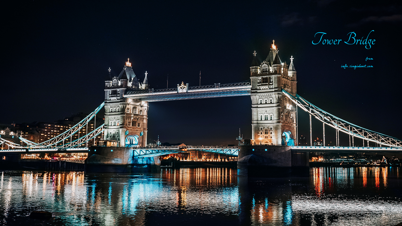 08 런던 타워브리지 C - Tower Bridge 도시야경배경화면