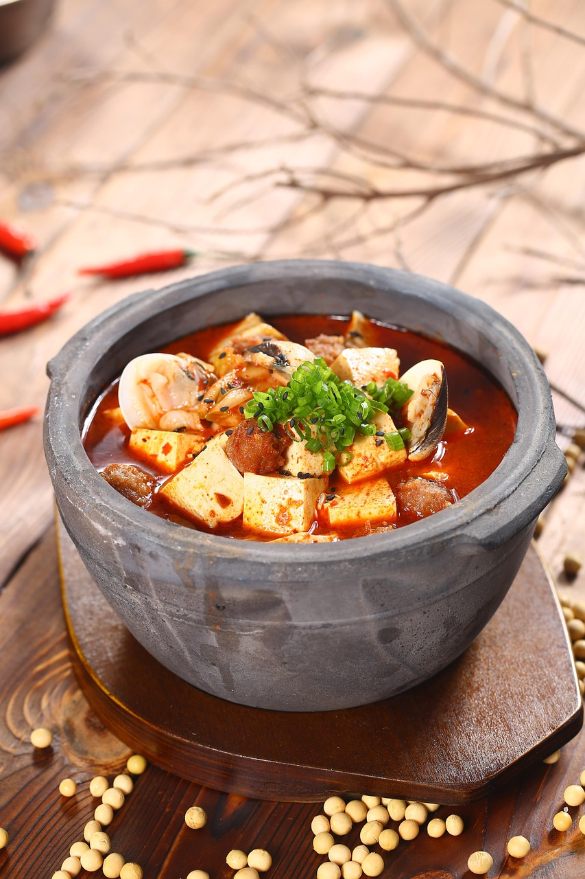 순두부찌게 주문하러 가기