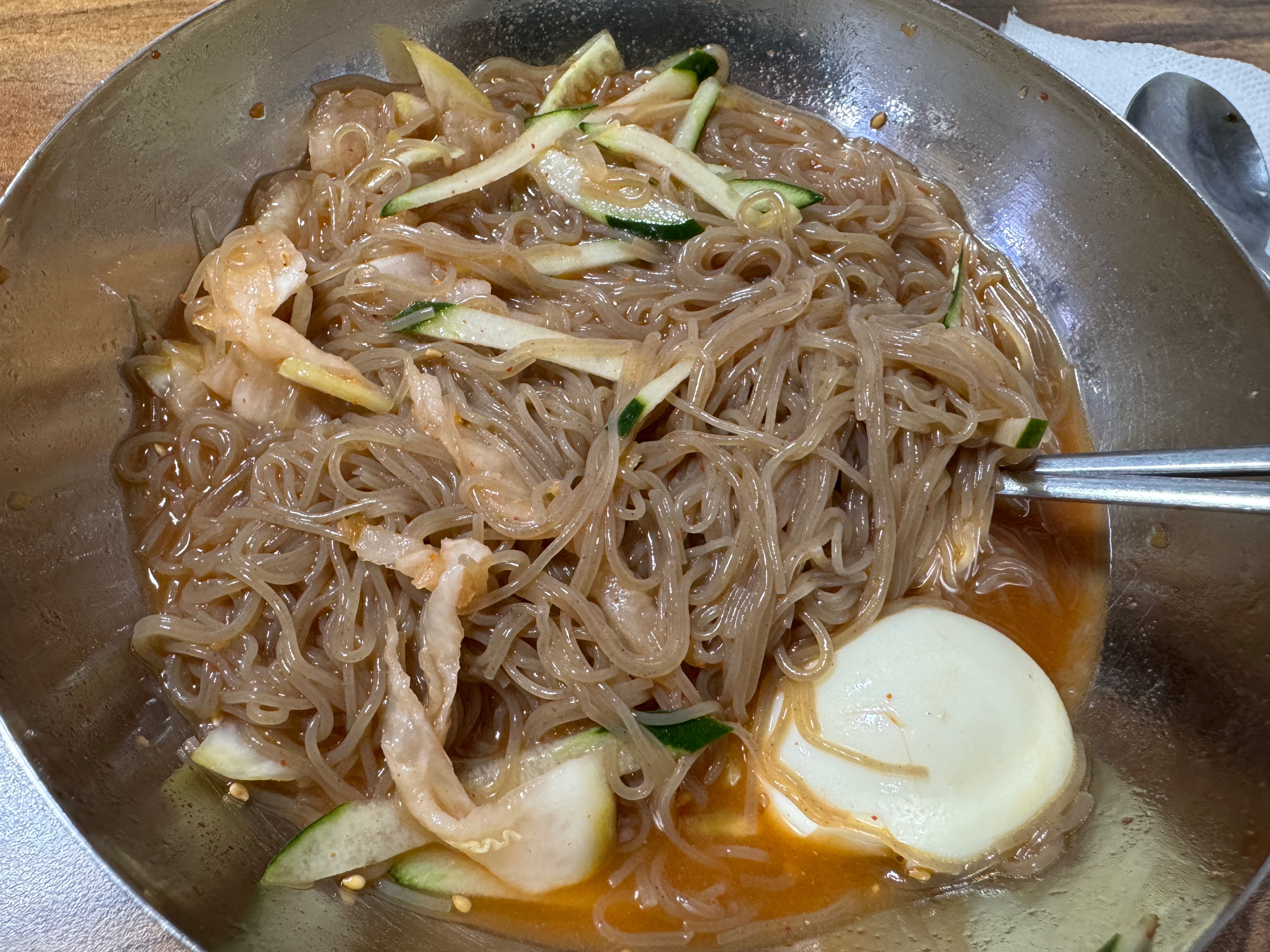 청량리-할머니냉면-냉면제조