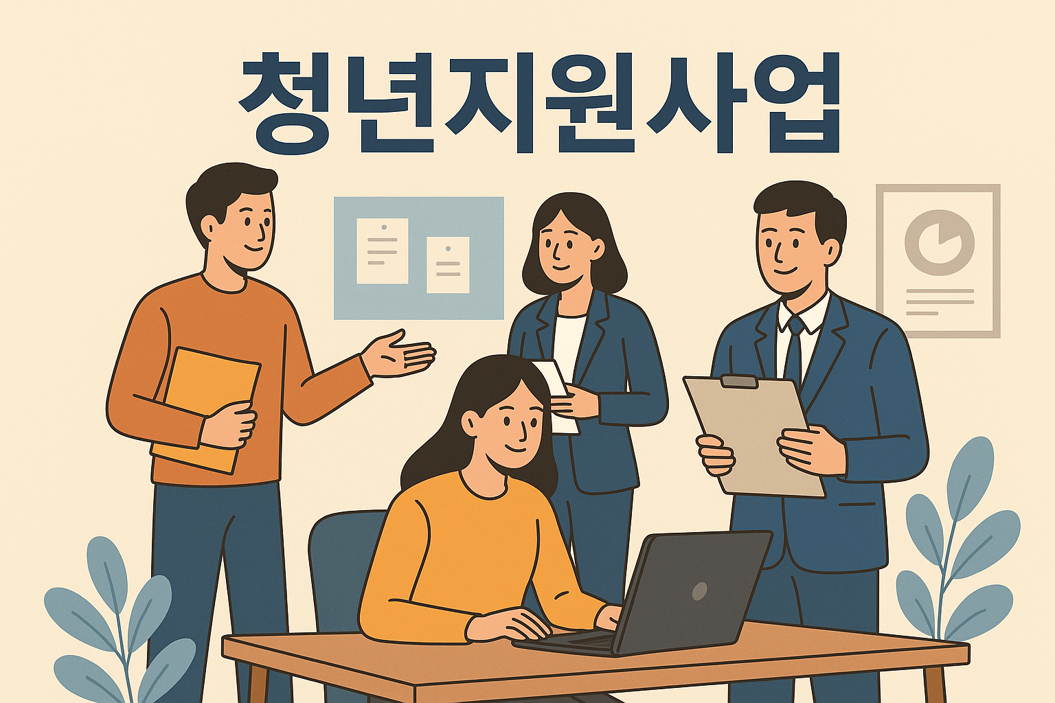 청년고용지원제도관련사진