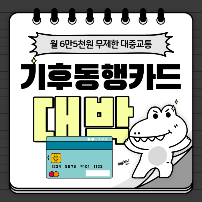 기후동행카드 필요 이유 장점 단점 신청 방법