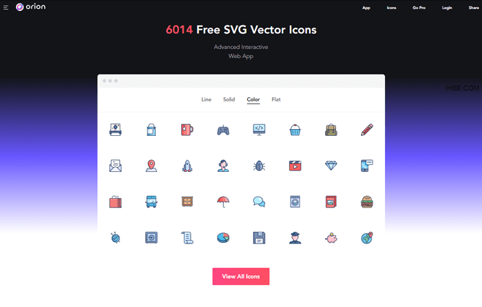 orion icon library 무료 아이콘 다운로드 사이트