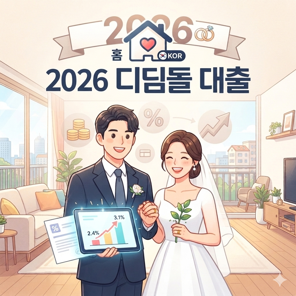 2026 신혼부부 디딤돌대출 자격조건과 금리, 한도, 신청방법 총정리