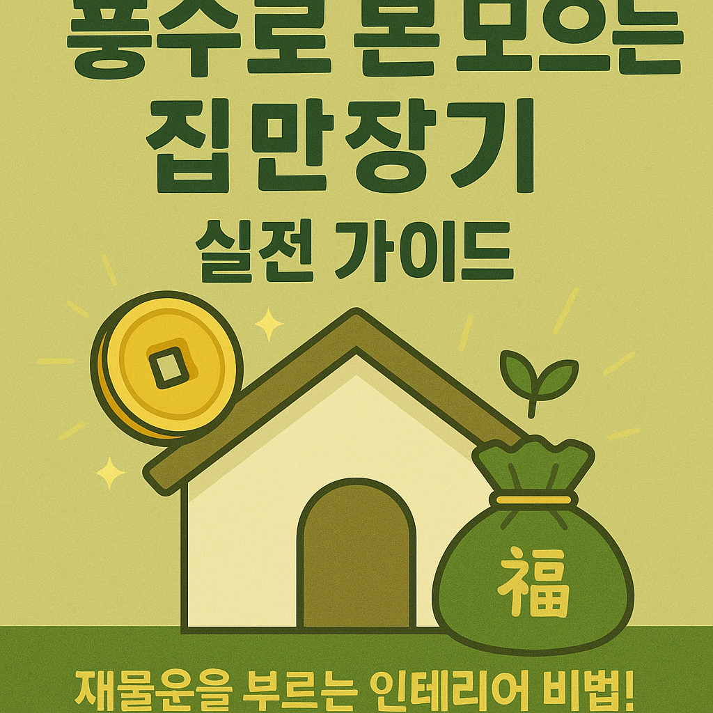 풍수로 돈 모으는 집 만드는 실전 가이드