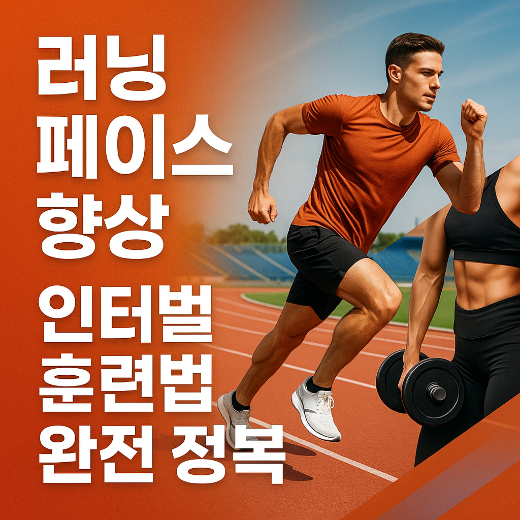 러닝 페이스가 늘 제자리? 인터벌 훈련 하나면 바뀝니다!🏃‍♂️🔥