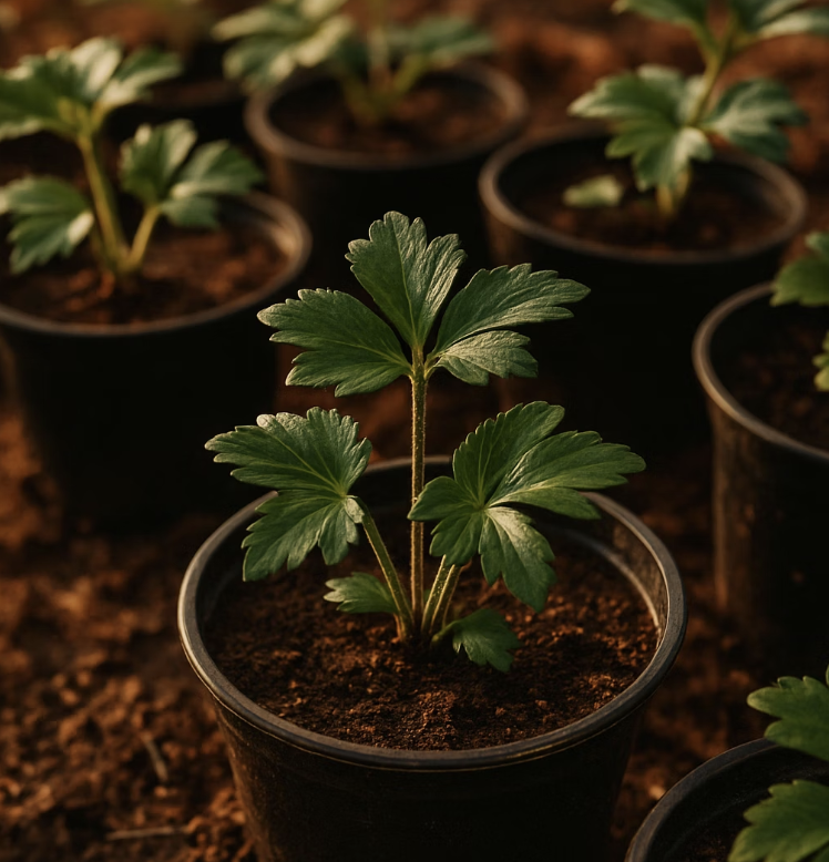 첫 만남, 건강한 어린 포기 고르기