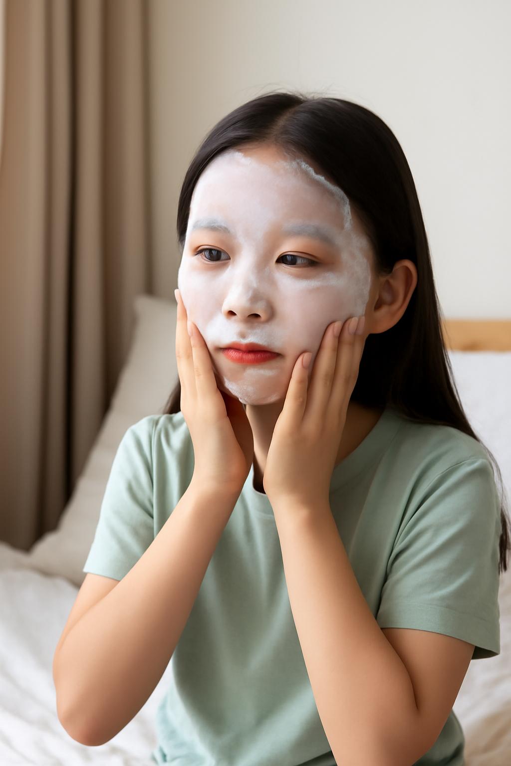 초등학생 마스크팩 사용