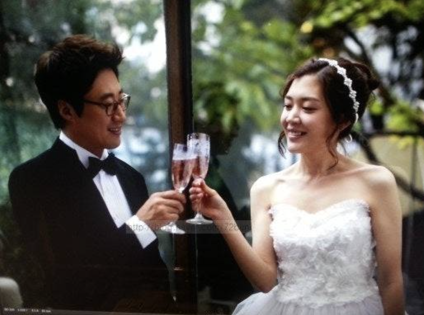 박신양고 아내 백혜진 씨와 결혼 사진